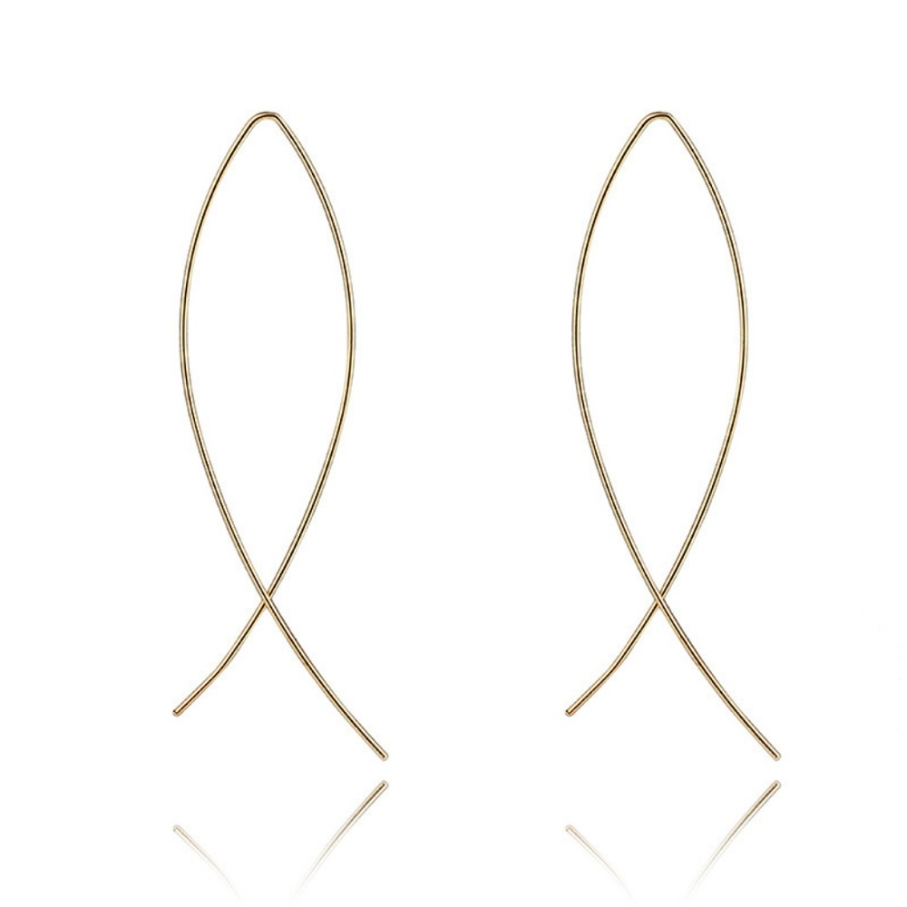 💕last one Minimalist Simple String Earrings - Picture 8 of 10